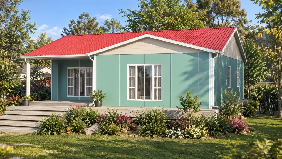 114m² Tek Katlı Prefabrik Ev