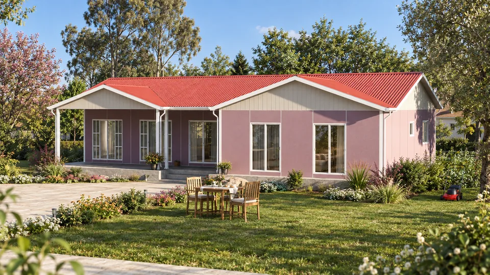 123m² Tek Katlı Prefabrik Ev