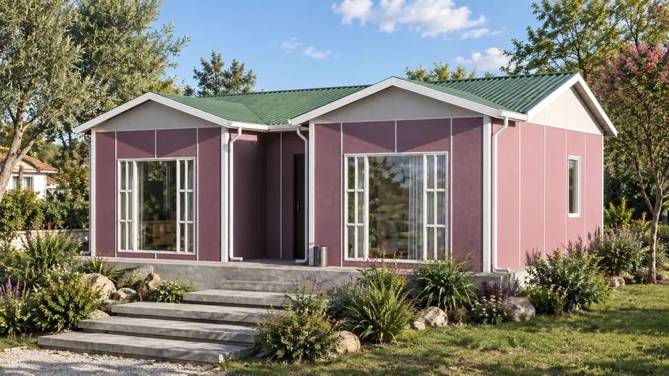 52 m² Tek Katlı Prefabrik Ev