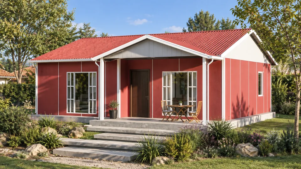 74m² Tek Katlı Prefabrik Ev
