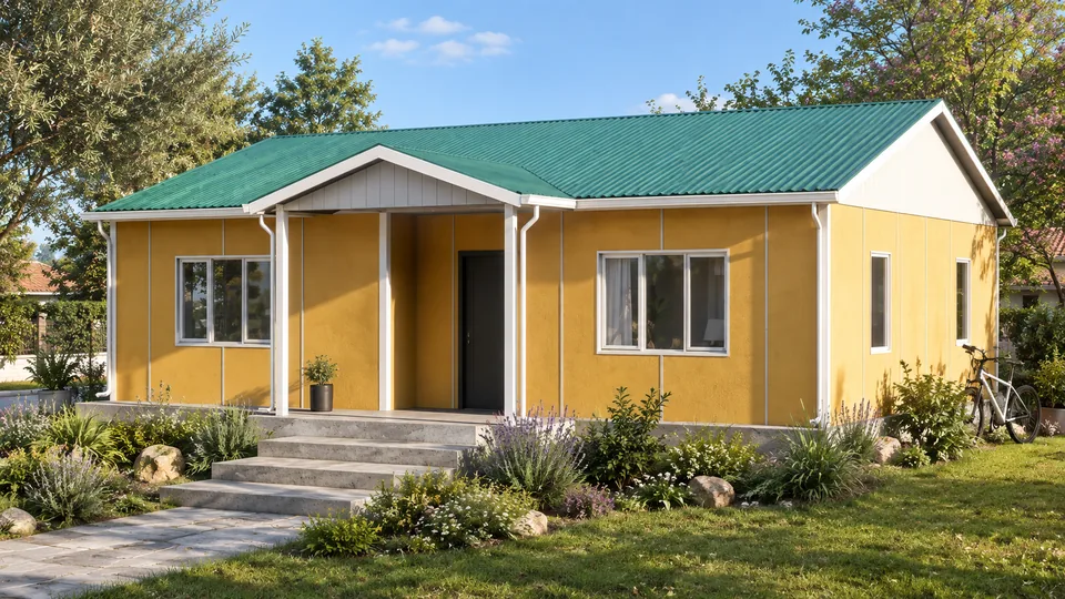 81m² Tek Katlı Prefabrik Ev