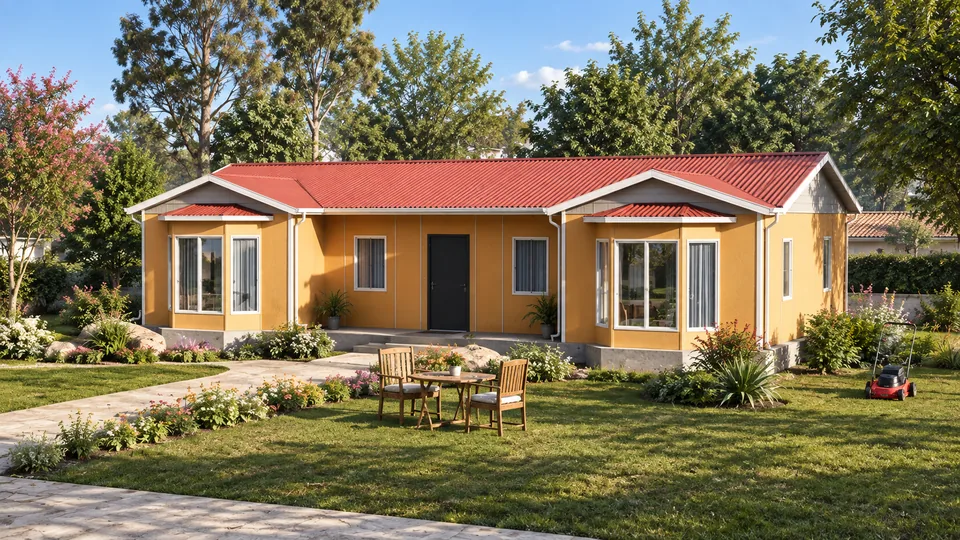 98m² Tek Katlı Prefabrik Ev